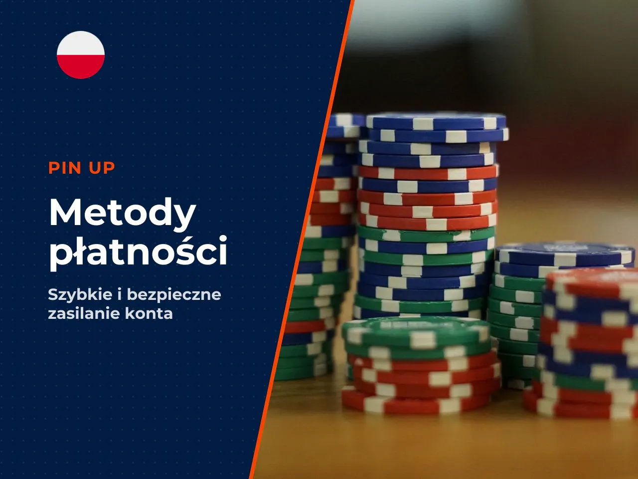 Dostępne metody wpłat i waluty. Zasilanie konta opiera się na standardowych metodach wejściowych: