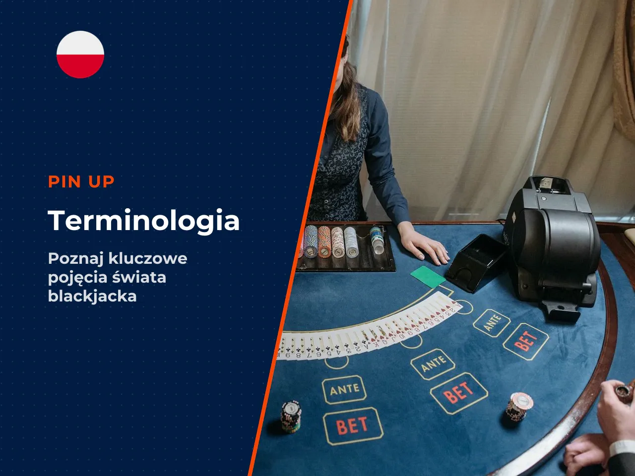 Słownik gracza — terminologia blackjacka. Znajomość terminologii to podstawa — zarówno przy grze online, jak i w kasynie naziemnym. Oto najważniejsze pojęcia: